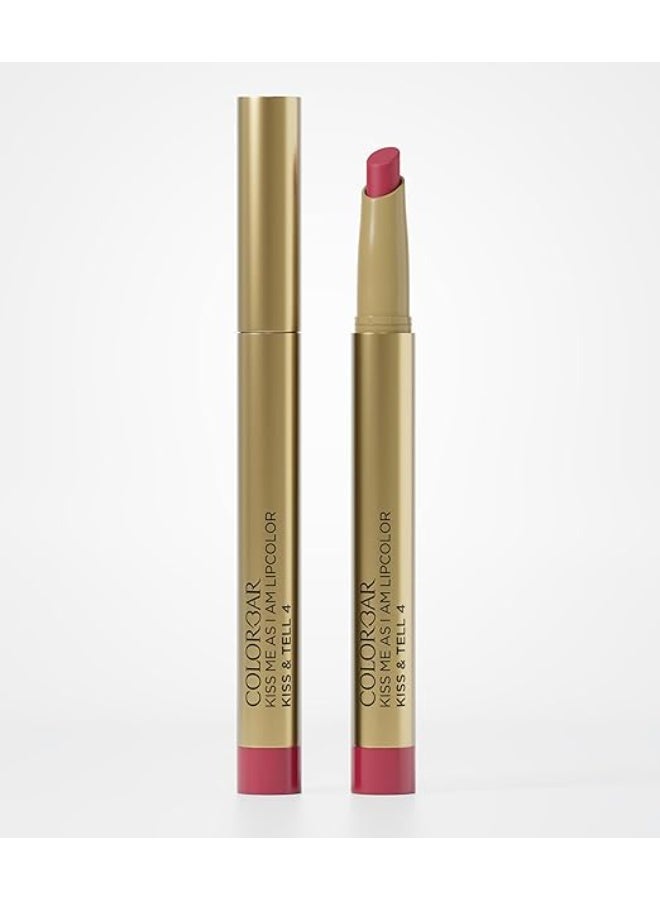 Colorbar Kiss Me As I Am Lip Color-Kiss & Tell 4 (1.2g) - Image 1